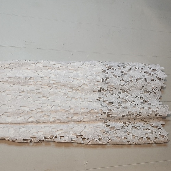 Express Cream Tiered Midi Sundress - Picture 6 of 12